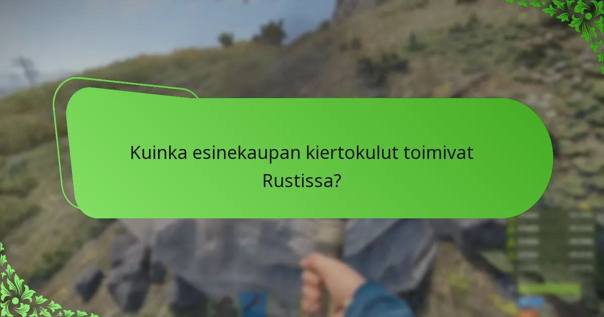 Mitkä ovat nykyiset esittelytarjoukset Rustin esinekaupassa?