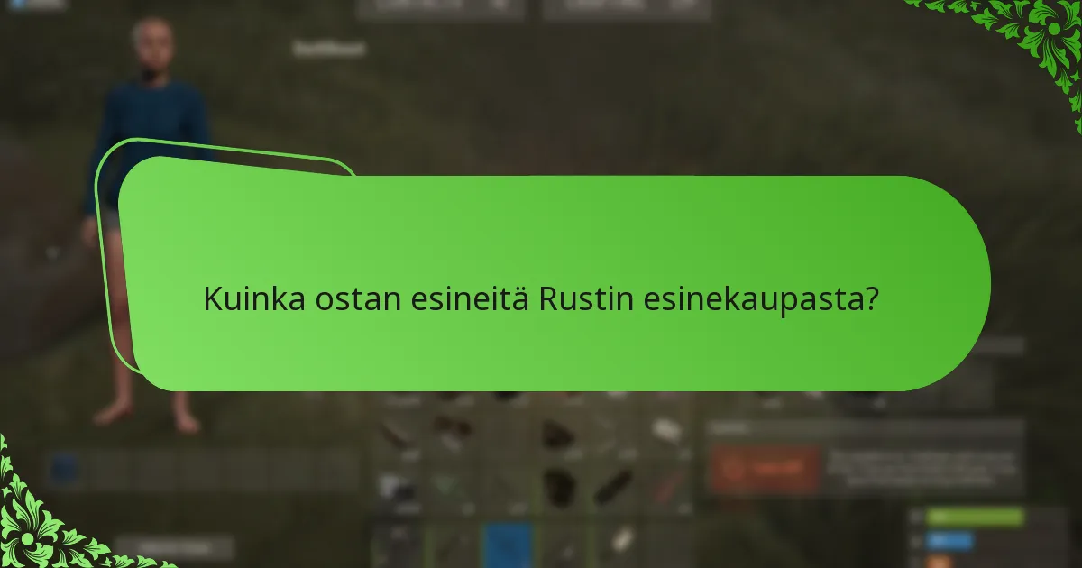 Mitkä esineet ovat yhteisön suosikkeja Rustin esinekaupassa?
