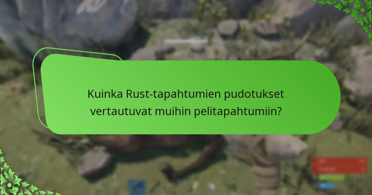 Mitkä hyväntekeväisyysaloitteet liittyvät Rust-tapahtumiin?